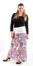 Dámská letní dlouhá sukně PLAZA, bavlna Nepál  NT0120  02  001 | Velikost L/XL