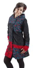 Dámský manchesterový kabátek FEMINI s kapucí  NT0014  14 003 | Velikost XL