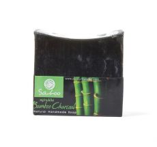 Ručně vyráběné mýdlo z rostlinných produktů -  BAMBUS, DŘEVĚNÉ UHLÍ 100 g  TD0045  008