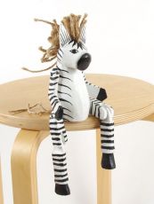 Sedící dřevěné zvířátko - zebra  ID1603401  02