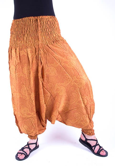 Kalhoty turecké harémové ORIGIN (BLEACH PRINT) TT0043 190