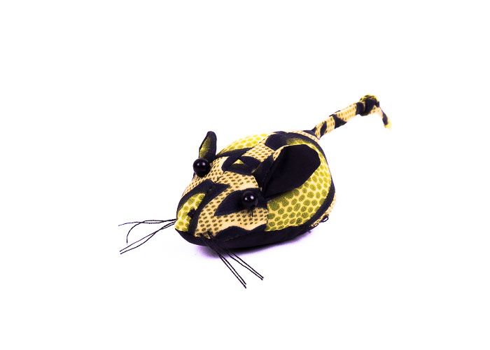 Pískové zvířátko textilní myška handmade TD0001 037