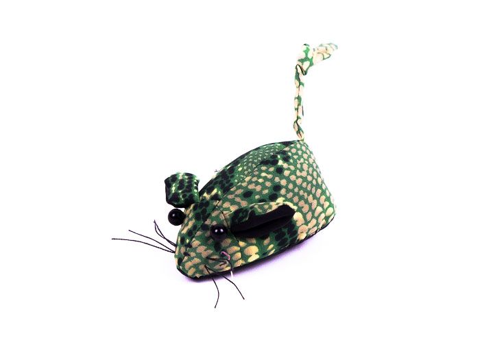 Pískové zvířátko textilní myška handmade TD0001 042