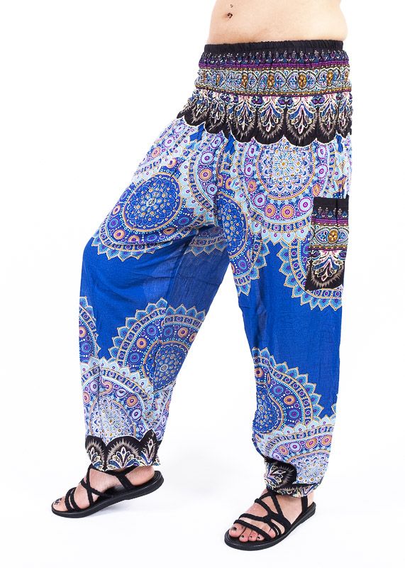 Turecké kalhoty sultánky FLOW viskóza Thajsko TT0043-01-046