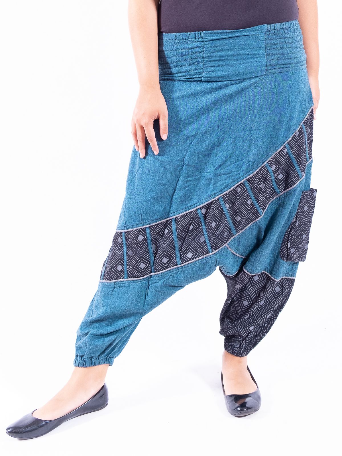 Kalhoty KABUL, ruční práce Nepál NT0096-04-004 KENAVI