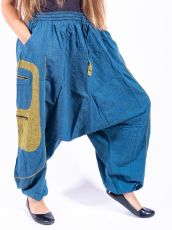 UNISEX turecké kalhoty RAMA z Nepálu z lehčího materiálu - NT0053-28B-007 KENAVI