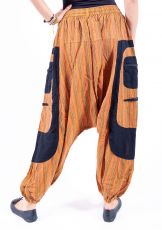 UNISEX turecké kalhoty RAMA z Nepálu z lehčího materiálu - NT0053-28B-010 KENAVI