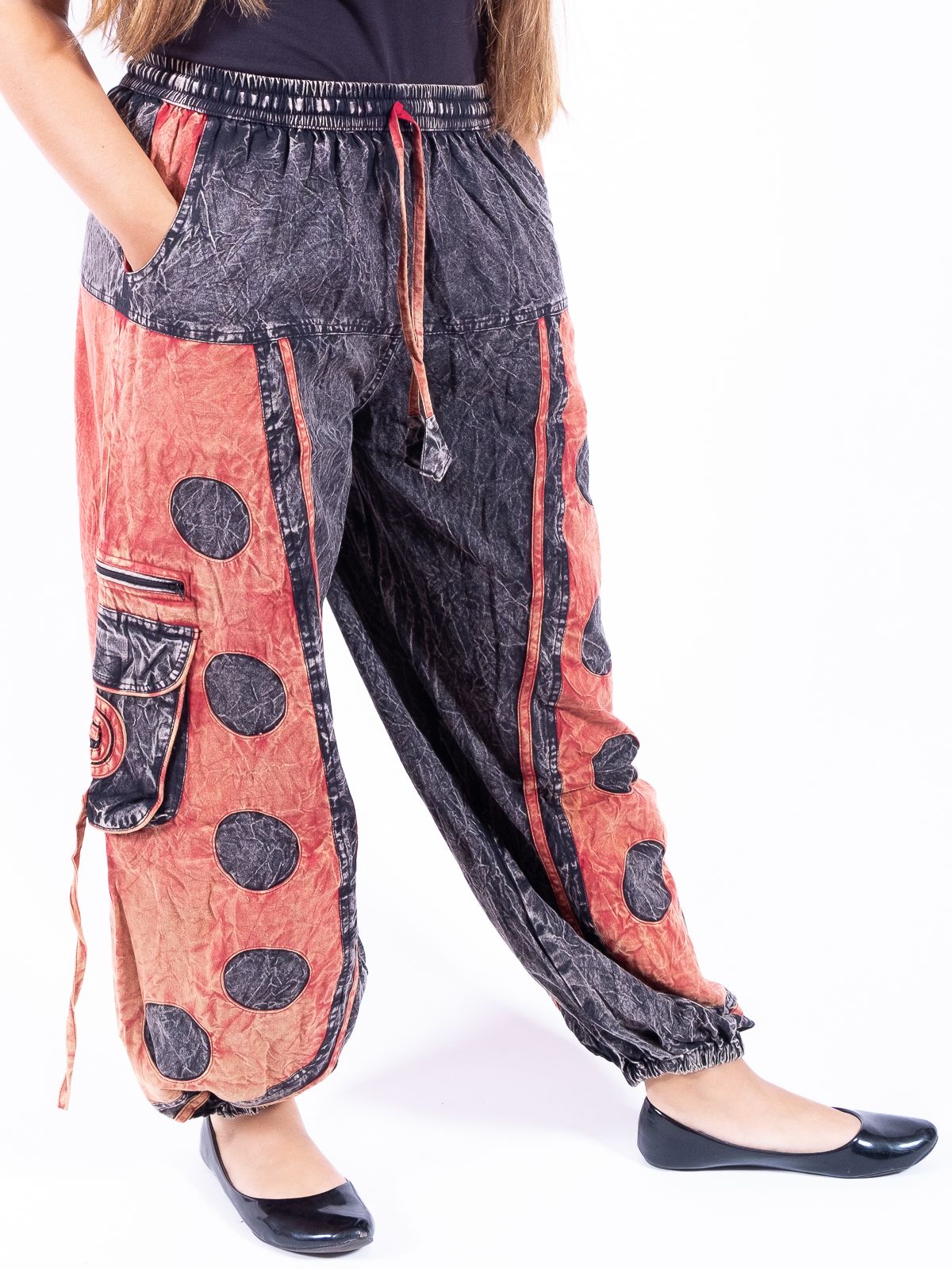 Kalhoty SLUNÉČKO z Nepálu - NT0053-40-001 KENAVI