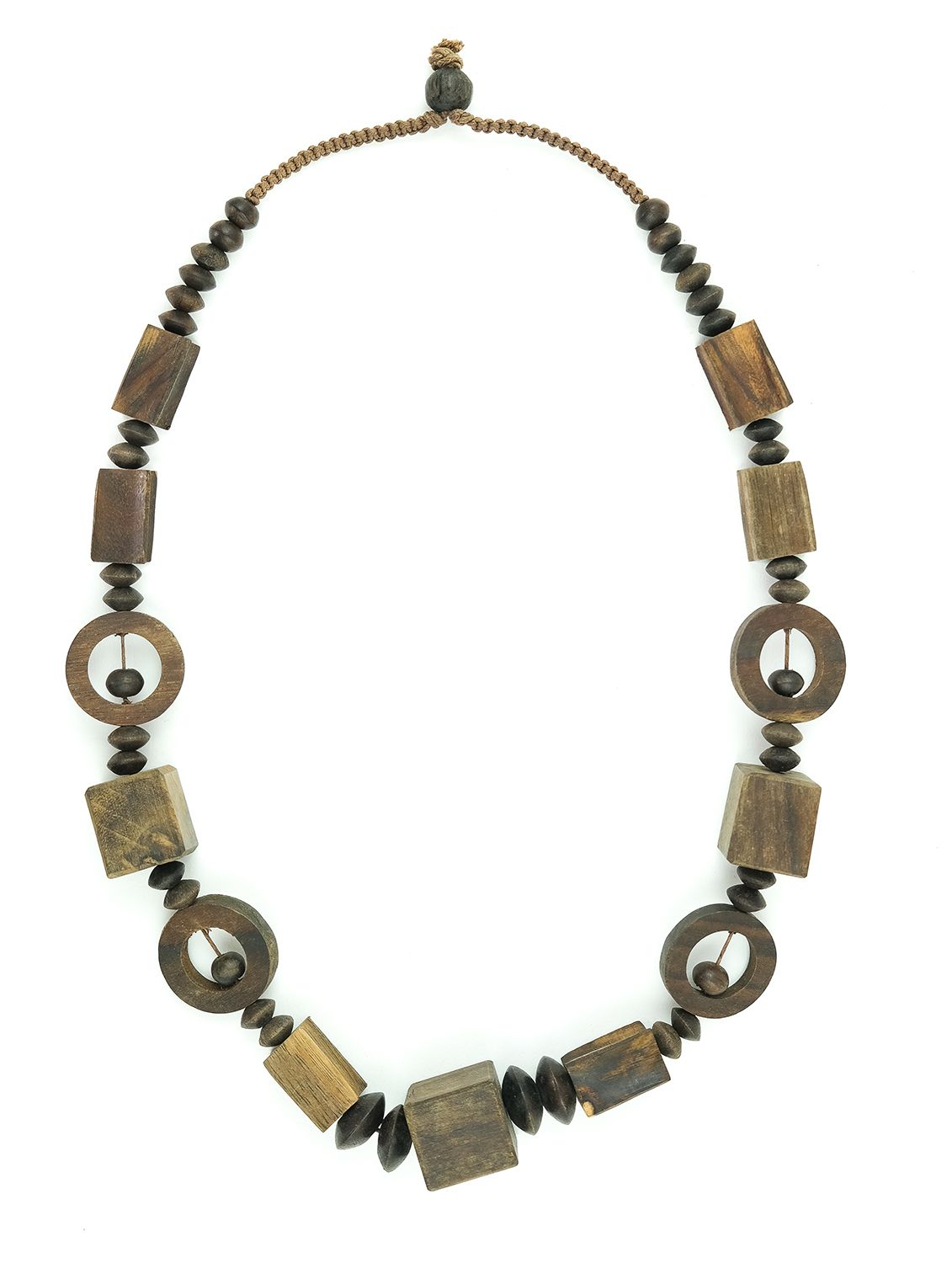 Dřevěný náhrdelník - IS0042-02-049