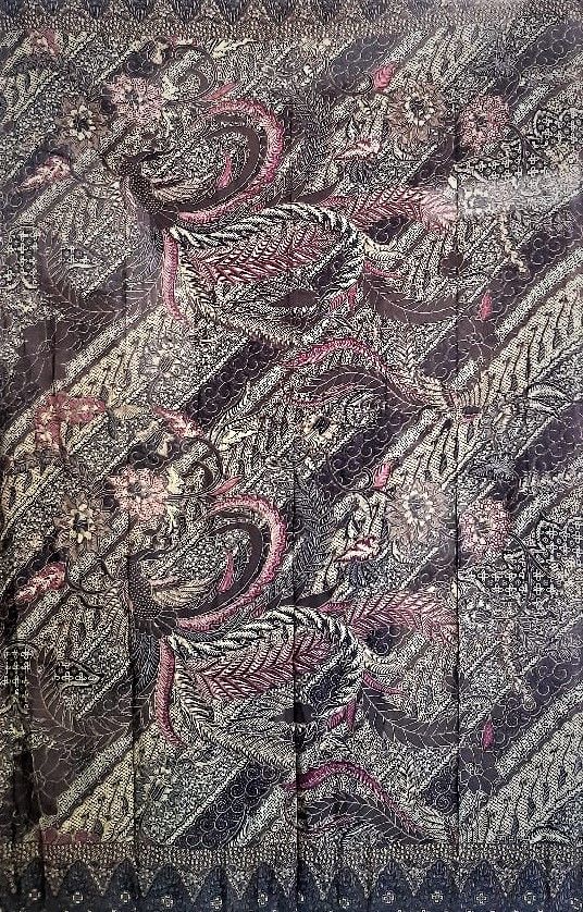 Sarong - plážový šátek (pareo) - block print Indonésie IT0001-01-213