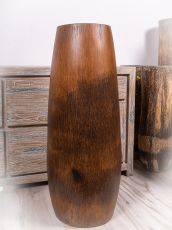 Váza kokosová palma s řezbou 100 cm, Indonésie - ID1601903