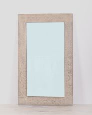 Zrcadlo s dřevěným vyřezávaným rámem 100 x 60 cm, ruční práce  ID1601402