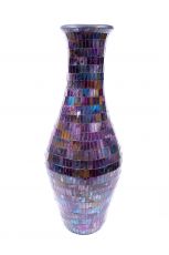 Keramická váza se skleněnou mozaikou  78 cm ID1701221