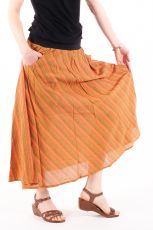 Dámská letní dlouhá sukně PUMORI LONG, bavlna Nepál - NT0101-124-001 | Velikost S/M, Velikost L/XL