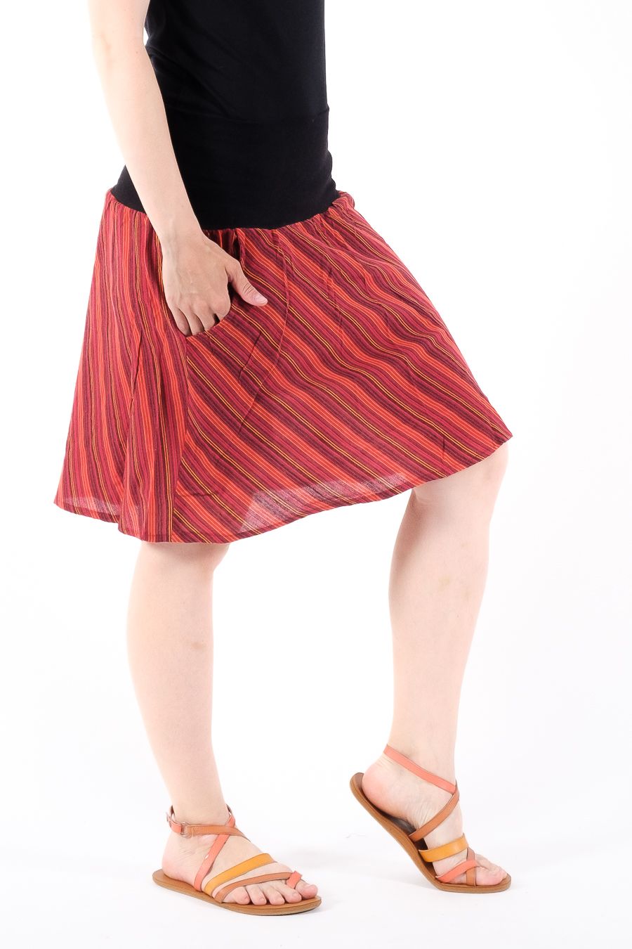 Dámská letní krátká sukně PUMORI SHORT, bavlna Nepál - NT0101-122-004 KENAVI