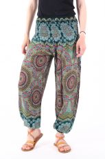 Turecké kalhoty sultánky FLOW viskóza Thajsko  TT0043-01-061