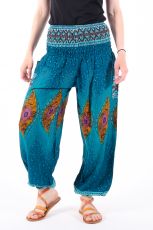 Turecké kalhoty sultánky FLOW viskóza Thajsko TT0043-01-076
