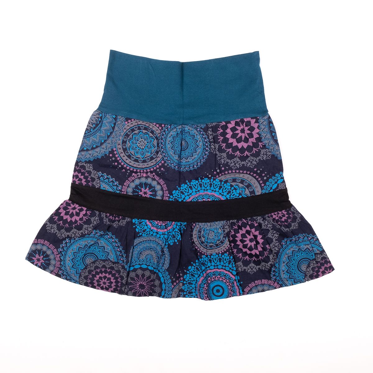 Dámská letní krátká sukně ELEGANCE, bavlna Nepál - NT0101-026-001 KENAVI
