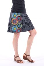 Dámská letní krátká sukně PLAZA, bavlna Nepál  NT0101  14  015 | Velikost S/M, Velikost L/XL