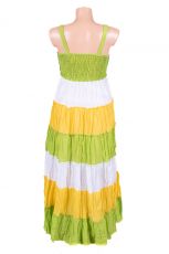 Dlouhé letní dámské šaty s úpletem nahoře - TT0125-007