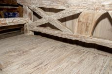Masivní originální lavice z recyklovaného dřeva UBUD 1 - Indonésie - ID1700001