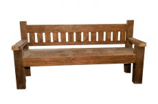 Masivní originální lavice z recyklovaného dřeva UBUD 5  - Indonésie