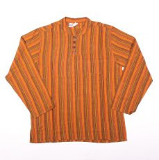 Pánská košile s dlouhým rukávem Nepál  NT0009  03  0113 | Velikost XL, Velikost XXL