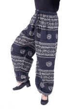 Kalhoty turecké harémové FLOW ROUGH UNI bavlna - TT0043-09-002