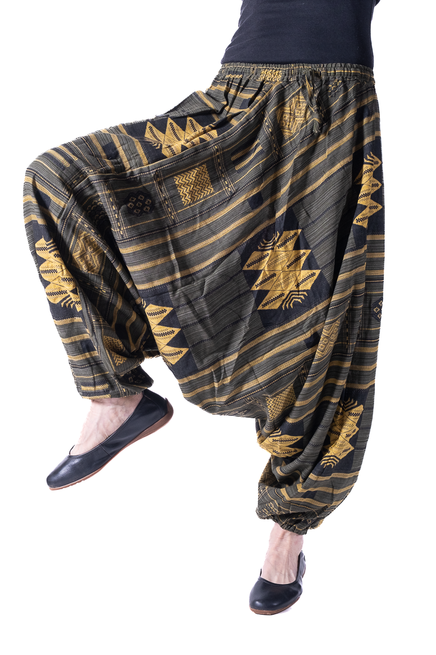 Kalhoty turecké harémové ORIGIN ROUGH UNI bavlna - TT0043-02-005