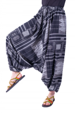 Kalhoty turecké harémové ORIGIN ROUGH UNI bavlna - TT0043-02-006