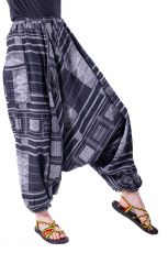 Kalhoty turecké harémové ORIGIN ROUGH UNI bavlna - TT0043-02-006