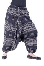 Kalhoty turecké harémové ORIGIN ROUGH UNI bavlna Thajsko TT0043-02-015