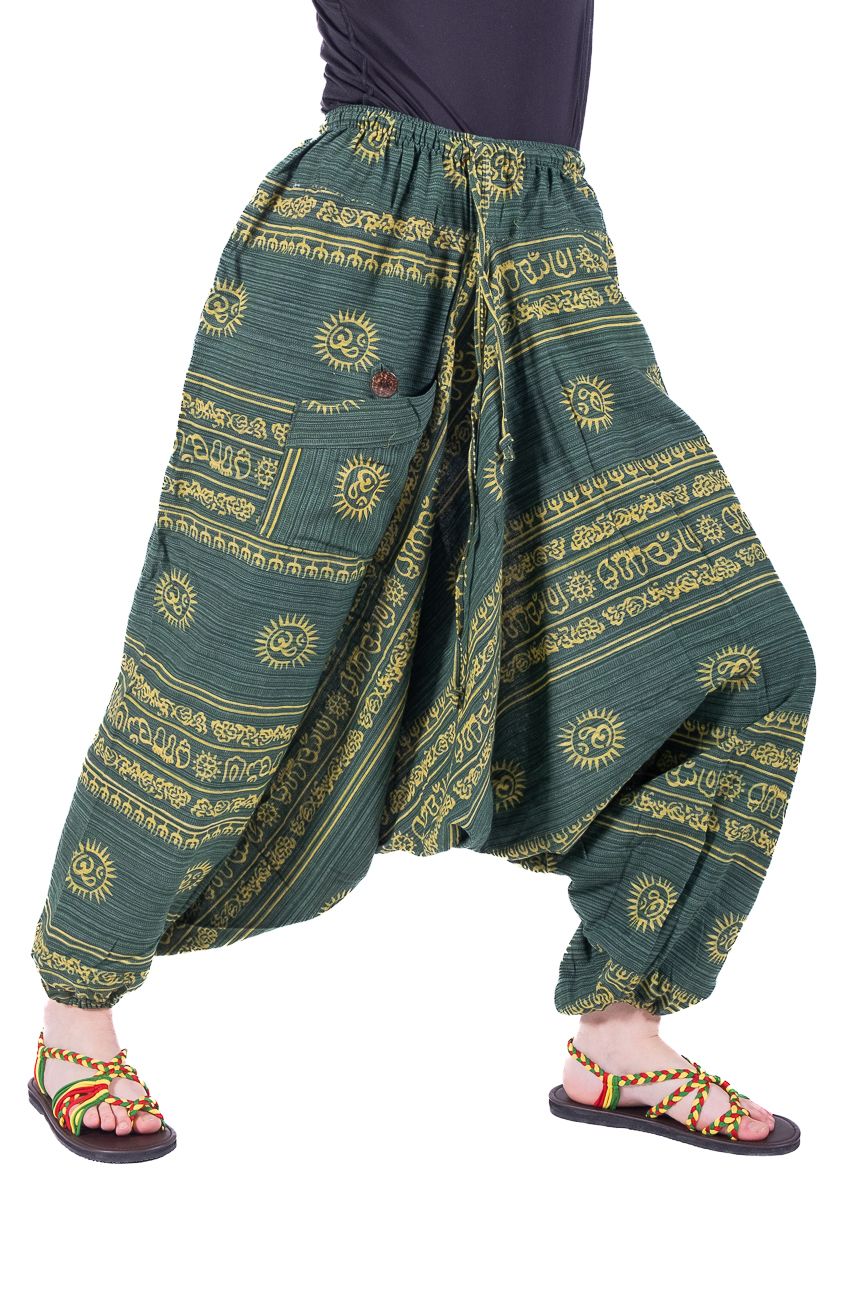 Kalhoty turecké harémové ORIGIN ROUGH UNI bavlna - TT0043-02-017