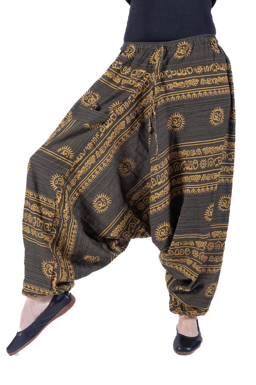Kalhoty turecké harémové ORIGIN ROUGH UNI bavlna - TT0043-02-014
