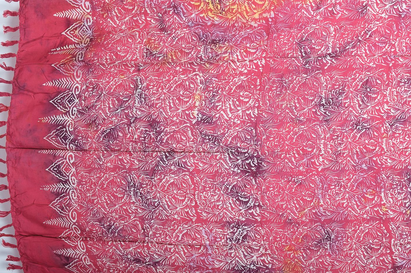 Sarong - plážový šátek (pareo) - viskóza block print Indonésie IT0001-01-353