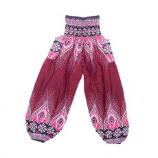 Turecké kalhoty sultánky FLOW viskóza Thajsko  TT0043-01-078