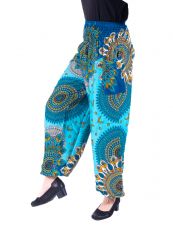 Turecké kalhoty sultánky FLOW viskóza Thajsko  TT0043-01-096