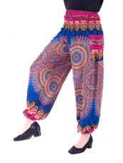 Turecké kalhoty sultánky FLOW viskóza Thajsko  TT0043-01-100