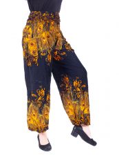 Turecké kalhoty sultánky FLOW viskóza Thajsko  TT0043-01-086