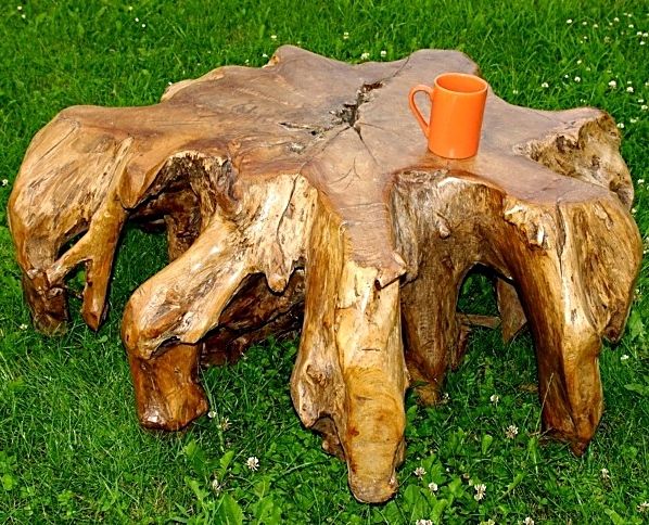 Konferenční stůl z jednoho kusu teakového dřeva IN0001 001