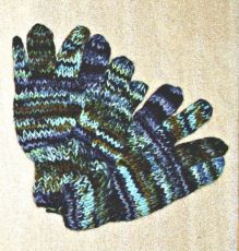 Prstové rukavice 100 % ovčí vlna  NT0068  006