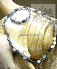 Perleťový náhrdelník s náramkem  IS0045  01  004