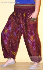 Kalhoty sultánky FLOW viskóza Thajsko  TT0043-01-008